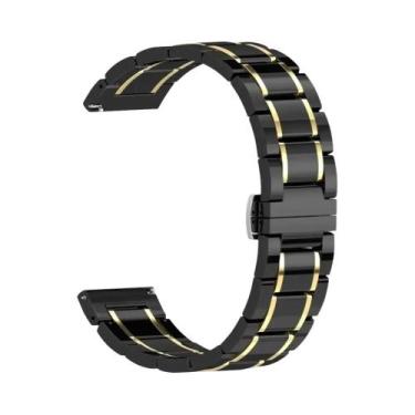 Imagem de Pulseira De Cerâmica E Metal De 22mm Para Samsung Gear S3, Huawei GT5,