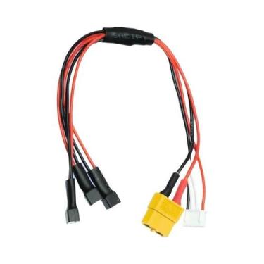 Imagem de Cabo De Carga 22AWG 15cm XT60 3S XH Macho Para Conector JST-PH 2.0 Par