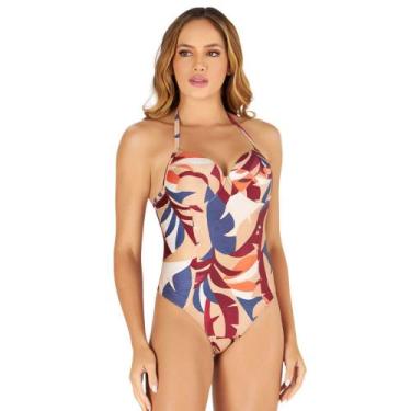 Imagem de Maiô Estampado Dilady Banho de Mar 623520 - Zero Barriga, Estampado, 4