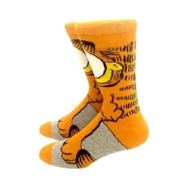 Imagem de Meias De Cosplay De Anime Até O Joelho Para Homens, Meias Longas Engra