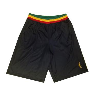 Imagem de Bermuda Basquete Masculina M10 PRO Lisa Dry Sport, Preto