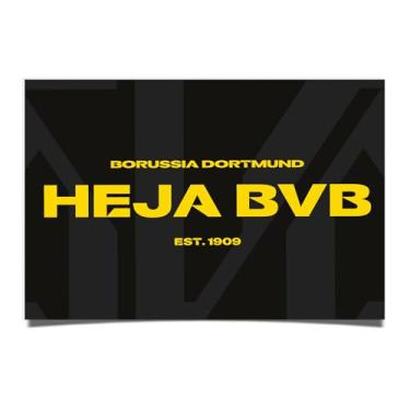 Imagem de Desert Cactus Borussia Dortmund FC Poster BVB Alemão Alemanha Die Schwarzgelben Futebol 28 x 43 cm Decoração de escritório Decoração Oficial Fan Gear (28 x 43 cm, Versão I)