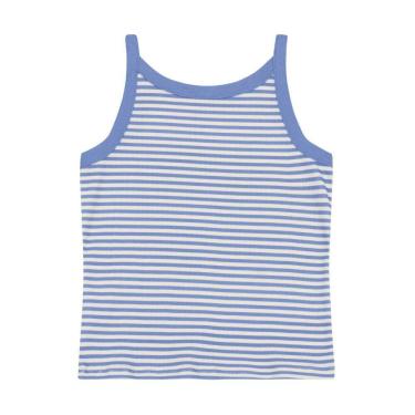 Imagem de Blusa infantil menina regata listrada Brandili