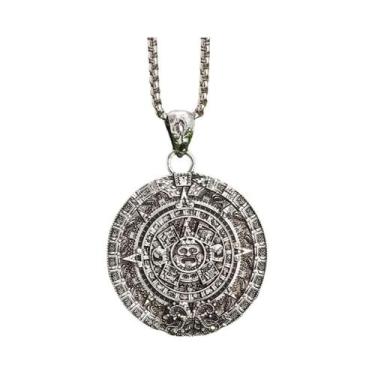 Imagem de Colar Com Pingente De Caveira De Touro Em Pedra Verde Gótica, Amuleto 