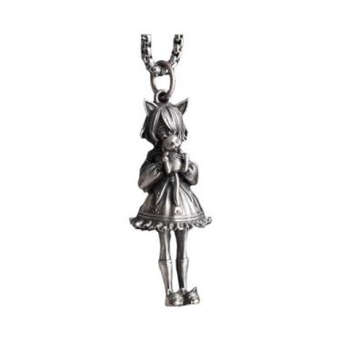 Imagem de Colar Com Pingente De Caveira De Touro Em Pedra Verde Gótica, Amuleto 