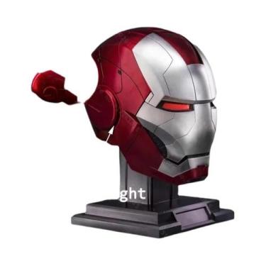 Imagem de Capacete Do Homem De Ferro Mk5 Usável Para Adultos, Ativado Por Voz, M