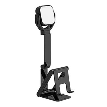 Imagem de Luz de Anel LED Plegável para Transmissão ao Vivo Maquiagem YouTube Regulável com Três Modos Suporte -Derrame Bateria Re