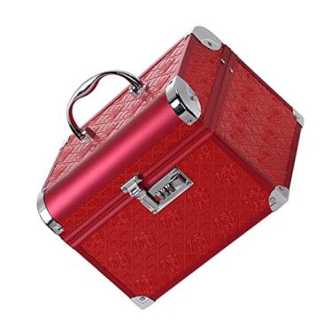 Imagem de Caixa de cosméticos caixas de armazenamento de ornamentos caixa organizadora de brincos recipiente de enfeite de viagem porta-joias de casamento suporte de brinco bandeja de brinco caixa de tesouro