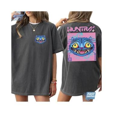 Imagem de Camiseta De Algodão Feminina De Verão, Moda Casual De Rua, Estilo Kpop