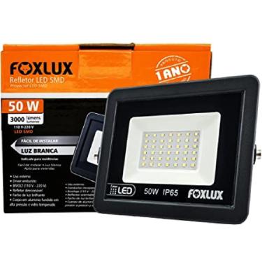 Imagem de Refletor Led 50w Bivolt Luz Branca (6.500k) Foxlux