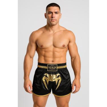 Imagem de Short Muay Thai Venum Elite Gold Adulto Treino-Masculino