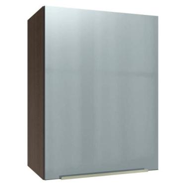 Imagem de Armário Aéreo 50cm 1 Porta Rustic/Cinza Lux Madesa, Rustic/Cinza