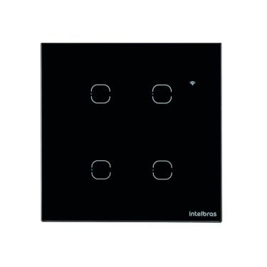 Imagem de Interruptor Smart Wi-fi Touch 4 Teclas Preto Ews 1004 4850028
