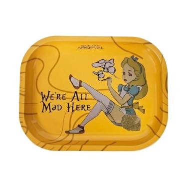 Imagem de Bandeja De Metal 7x5.5 Polegadas Em Folha De Flandres Para Cigarros E 