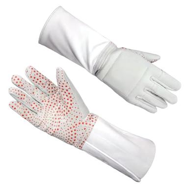 Imagem de Fencing Club Luva de esgrima, lavável com 3 armas, design de silicone Pro-Grip, Foil Epee and Saber, aprovada pela competição (10, direita)