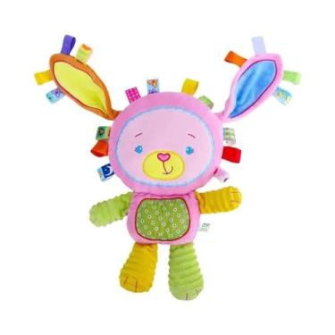 Imagem de Brinquedos Sensoriais De Pelúcia Macia Para Bebês Com Chocalhos Embuti