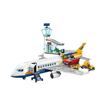 Imagem de Blocos De Montar Para Crianças Série Cidade: Terminal De Carga E Avião