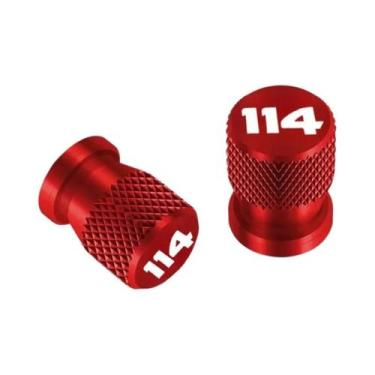 Imagem de Tampas De Válvula De Pneu CNC Para Motocicletas Harley Softail Fat Boy