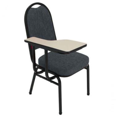 Imagem de Cadeira Universitária Para Auditório Linha Hotel Cinza