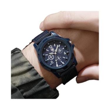 Imagem de Relógio Esportivo Militar Masculino De Quartzo, Pulseira De Nylon, Rel