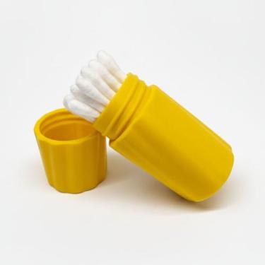 Imagem de Estojo Cotonetes Para Viagem Compacto Com Rosca Impressão 3d - Next 3D