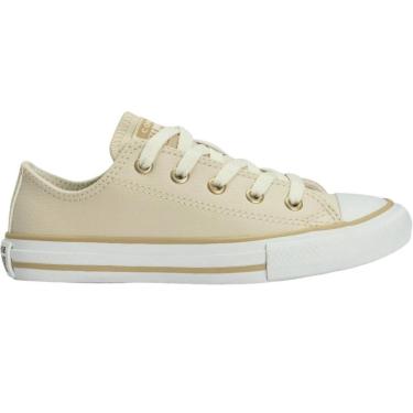 Imagem de Tênis Infantil Menina Converse Chuck Taylor Juvenil CK04200005 Bege-Feminino