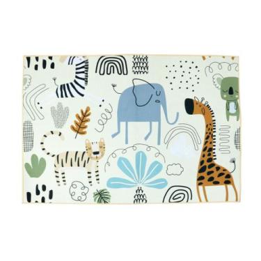 Imagem de Tapete para atividades infantil de poliester antiderrapante 80x120cm -