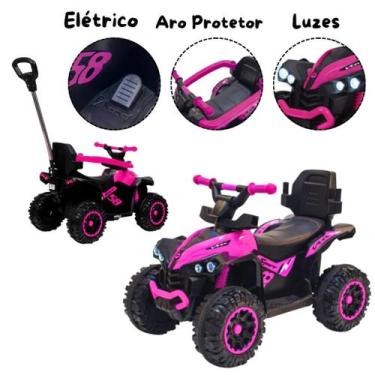 Imagem de Quadriciclo Carrinho de Passeio Infantil Elétrico Pimp Carrinho de Pas