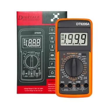 Imagem de Multímetro Digital Profissional True RMS AC DC Voltímetro Amperímetro 