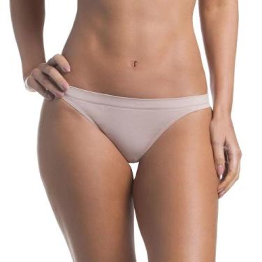 Imagem de Kit 3 Calcinhas Microfibra Tanga Trifil 4301, Macadâmia, Aurora, Mouss