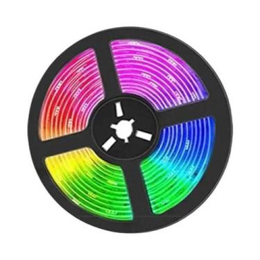 Imagem de Fita De LED RGB 5V USB Flexível 5050 Para Decoração De Parede E Ambien
