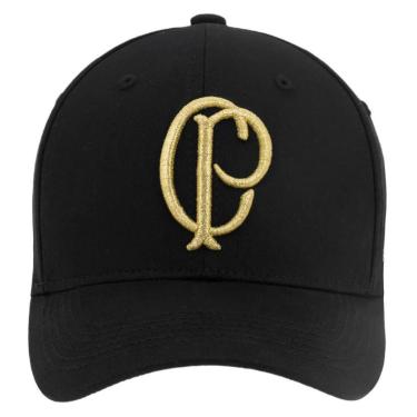 Imagem de Boné Corinthians 6 Gomos Adulto Símbolo CP Bordado Oficial-Masculino