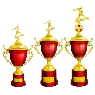 Imagem de Kit com 3 Troféus Irmossi Grande - Tamanhos 107cm, 90cm, 80cm-Unissex