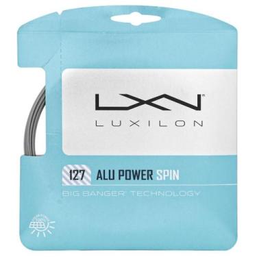 Imagem de Corda Luxilon Alu Power Spin 16L 1.27mm Cinza - Set Individual
