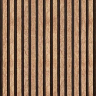 Imagem de Papel De Parede Adesivo Ripado Madeira Autocolante Sala Quarto 5/10 Me