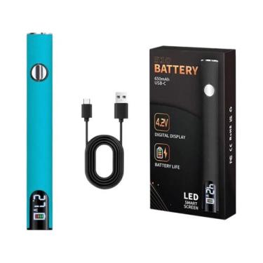 Imagem de Bateria De 650mAh Com Rosca 510, Carregador USB Para Ferramentas Elétr