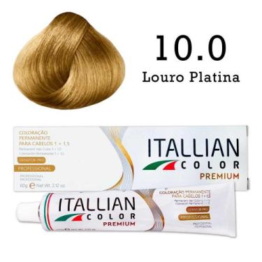 Imagem de Coloração Itallian Color 10.0 Louro Platina - Itallian Hairtech