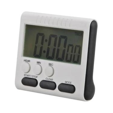 Imagem de Timer Digital Magnético LED Para Cozinha, Banho, Estudo, Cronômetro, D