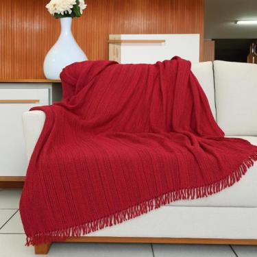 Imagem de Manta p/ Sofá Super King 4,00 x 1,80m Algodão Proteção Decoração Capa 