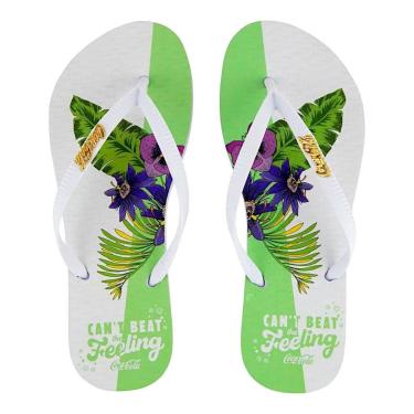 Imagem de Chinelo Coca Cola Minimal Florals Feminino-Feminino