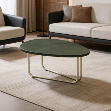 Imagem de Mesa de Centro Orgânica Para Sala Living Baixa Manon L06 material sint