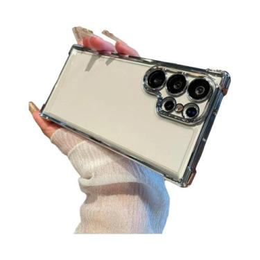 Imagem de Capa Híbrida De Acrílico Transparente Luxuosa E À Prova De Choque Para