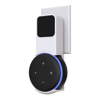 Imagem de Suporte De Tomada Stand Compatível Amazon Alexa Echo Dot 3 Parede - Sc