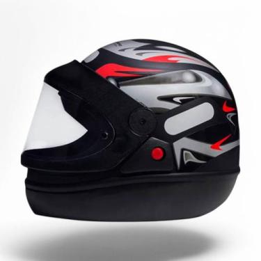 Imagem de Capacete San Marino Preto Fosco Grafic 56 Taurus