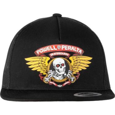 Imagem de Boné Powell Peralta Winged Ripper Trucker Cap Black-Masculino