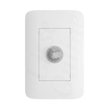 Imagem de Sensor de Presença de Parede Embutir Lesp4000 para Iluminação Temporizada com Economia de Energia Branco OEM