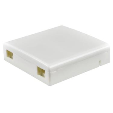 Imagem de Caixa de Terminação Óptica 2 Fibras Pto para Instalações FTTH em Residências e Escritórios com Suporte a 2 Emendas Evus