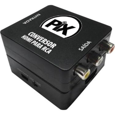 Imagem de Conversor Hdmi Para Rca Preto Pix [f002]