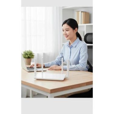 Imagem de Roteador WiFi 6 AX2 Branco: Conexão Rápida e Segura - Congratulations 
