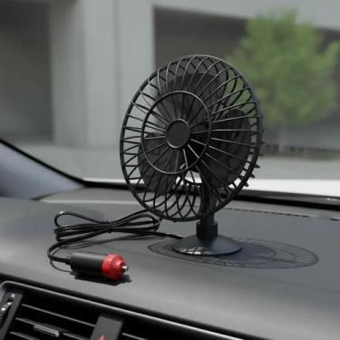 Imagem de Ventilador 12V Oscilante Com Ventosa Carro Van Caminhão - Yeet